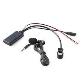 Car AUX Bluetooth Music Audio Cable + MIC for Alpine KCA-121B 9887/105/117/9855/305S, For Alpine KCA-121B 9887
