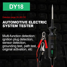 Load image into Gallery viewer, DUOYI DY18 Car Circuit Tester Probe Diagnostic Tool 12V 24V Current Voltmeter, DY18