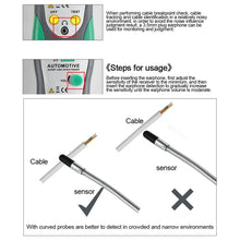 Load image into Gallery viewer, DUOYI DY25 Car Tester Cable Short &amp; Open Circuit Finder Tester Tracer Diagnose Tone Line Finder, DY25
