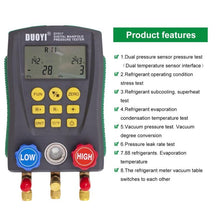 Load image into Gallery viewer, DUOYI DY517A Car Air Conditioning Diagnostic Instrument Temperature Monitor Fluoride Meter, DY517A