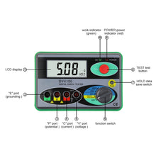 Load image into Gallery viewer, DUOYI DY4100 High-precision Digital Ground Resistance Meter Resistance Tester, DY4100