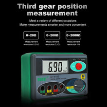 Load image into Gallery viewer, DUOYI DY4100 High-precision Digital Ground Resistance Meter Resistance Tester, DY4100