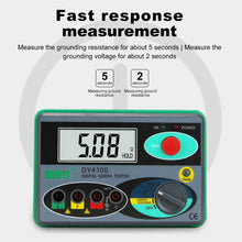 Load image into Gallery viewer, DUOYI DY4100 High-precision Digital Ground Resistance Meter Resistance Tester, DY4100