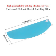 Load image into Gallery viewer, MB-HS001 Motorcycle Helmet Shield Sunshade Mirror High Permeability Rainproof Film, Rainproof Film