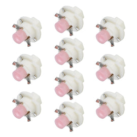 10 PCS B8.4 0.2W DC12V Wedge Instrument Panel COB LED Light Dashboard Gauge Cluster Indicator Lamp Bulb, B8.4 (Ice Blue Light), B8.4 (Blue Light), B8.4 (Pink Light), B8.4 (Green Light), B8.4 (Red Light), B8.4 (White Light), B8.4 (Yellow Light)