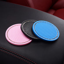 Load image into Gallery viewer, 2 PCS Car Diamond Anti-skid Soft Rubber Water Cup Mat