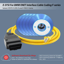 Load image into Gallery viewer, ESYS ENET for ICOM BMW F-Series with A Full Set of CD V50.3 Car Brush Hidden Cable, Car Brush Hidden Cable