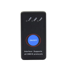 Load image into Gallery viewer, Mini Bluetooth 4.0 ELM327 OBD Car Fault Diagnostic Scanner with Power Switch, Bluetooth 4.0 with Power Switch
