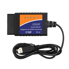 Load image into Gallery viewer, OBD ELM327 V1.5 USB Car Fault Diagnostic Scanner with CH340T Chip, ELM327 V1.5 with CH340T Chip