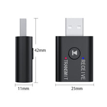 Load image into Gallery viewer, M188 Car Bluetooth Transmitter Receiver with Microphone Support Hands-free Call, M188