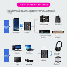 Load image into Gallery viewer, M188 Car Bluetooth Transmitter Receiver with Microphone Support Hands-free Call, M188