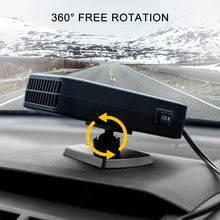 Load image into Gallery viewer, 12V Car Hollow Heater Multifunctional Front Windshield Defroster and Demister, 12V (Orange), 24V (Red)