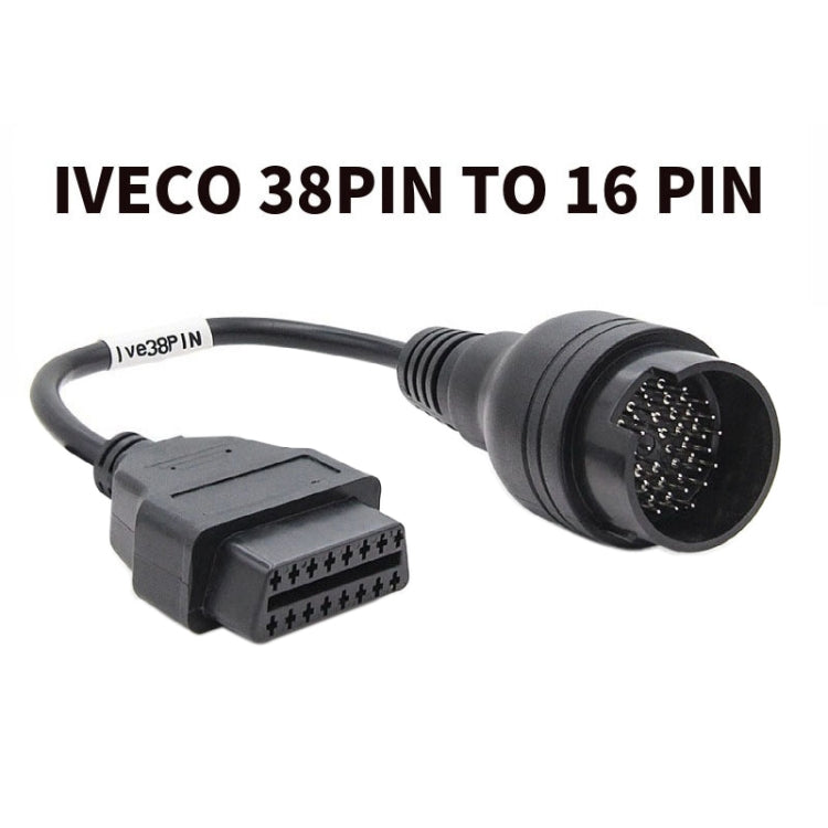 38 Pin to OBD2 Truck Cable for IVECO, For IVECO