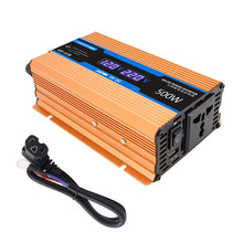 Load image into Gallery viewer, Carmaer 60V to 220V 500W Car Multi-function Double Digital Display Inverter Household Power Converter, 60V to 220V 500W
