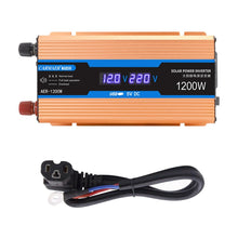 Load image into Gallery viewer, Carmaer 48V to 220V 1200W Car Multi-function Double Digital Display Inverter Household Power Converter, 48V to 220V 1200W