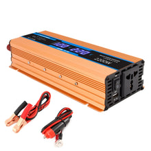 Load image into Gallery viewer, Carmaer 12V to 220V 2200W Car Multi-function Double Digital Display Inverter Household Power Converter, 12V to 220V 2200W