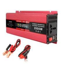 Load image into Gallery viewer, Carmaer Universal 12V to 220V 2000W Car LCD Display Inverter Household Power Converter, Universal 12V to 220V 2000W