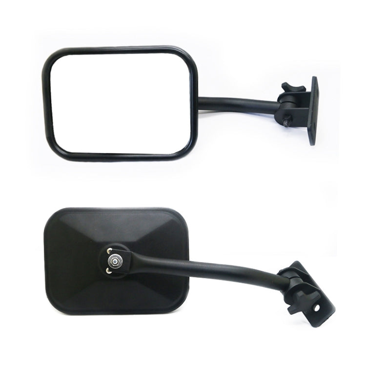 SF-JP-003 Pair  Car Side Door Rearview Mirror Adjustable Shape Angle Lens Blind Spot Exterior Mirror for Jeep Wrangler, SF-JP-003