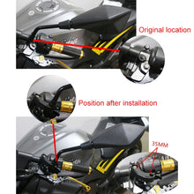 Load image into Gallery viewer, SF-YSZ-2 Mirror Code Motorcycle Modification Aluminum Alloy CNC Rearview Extension Bracket Set