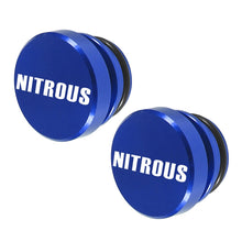 Load image into Gallery viewer, 2 PCS Car / Motorcycle NITROUS Letter Metal Cigarette Lighter Dust Cover, NITROUS