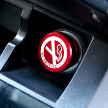 Load image into Gallery viewer, 2 PCS Car / Motorcycle NO SMOKING Letter Metal Cigarette Lighter Dust Cover, NO SMOKING