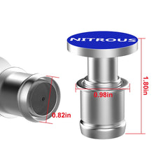 Load image into Gallery viewer, 2 PCS 12V Car / Motorcycle NITROUS Letter Metal Cigarette Lighter Cigarette Butt, NITROUS