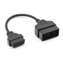 Load image into Gallery viewer, 22Pin to 16Pin Car OBD2 Conversion Cable OBDII Diagnostic Adapter Cable for Toyota, OBD2 Conversion Cable