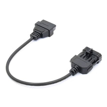 Load image into Gallery viewer, 10Pin to 16Pin Car OBD2 Conversion Cable OBDII Diagnostic Adapter Cable for Opel, For Opel 10Pin