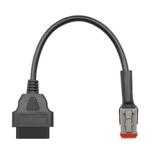 Load image into Gallery viewer, 6Pin Motorcycles OBD2 Conversion Cable OBDII Diagnostic Adapter Cable for Harley Davidson, 6Pin