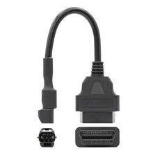 Load image into Gallery viewer, 16Pin to 3Pin Motorcycles OBD2 Conversion Cable OBDII Diagnostic Adapter Cable for KYMCO, 16Pin to 3Pin