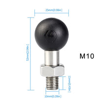 Load image into Gallery viewer, WUPP PJ-416A2 YF-213 Motorcycle Rearview Mirror Mount M10 Bracket Fixed Ball Head, M10