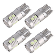 Load image into Gallery viewer, 4 PCS T10 DC12V / 2W Car Clearance Light 9LEDs SMD-3030 Lamp Beads , 9LEDs SMD-3030 (Ice Blue Light), 9LEDs SMD-3030 (Blue Light), 9LEDs SMD-3030 (Pink Light), 9LEDs SMD-3030 (Red Light), 9LEDs SMD-3030 (White Light), 9LEDs SMD-3030 (Yellow Light)