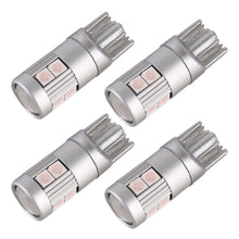 Load image into Gallery viewer, 4 PCS T10 DC12V / 2W Car Clearance Light 9LEDs SMD-3030 Lamp Beads , 9LEDs SMD-3030 (Ice Blue Light), 9LEDs SMD-3030 (Blue Light), 9LEDs SMD-3030 (Pink Light), 9LEDs SMD-3030 (Red Light), 9LEDs SMD-3030 (White Light), 9LEDs SMD-3030 (Yellow Light)