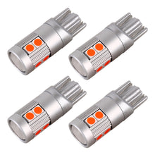 Load image into Gallery viewer, 4 PCS T10 DC12V / 2W Car Clearance Light 9LEDs SMD-3030 Lamp Beads , 9LEDs SMD-3030 (Ice Blue Light), 9LEDs SMD-3030 (Blue Light), 9LEDs SMD-3030 (Pink Light), 9LEDs SMD-3030 (Red Light), 9LEDs SMD-3030 (White Light), 9LEDs SMD-3030 (Yellow Light)