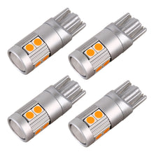 Load image into Gallery viewer, 4 PCS T10 DC12V / 2W Car Clearance Light 9LEDs SMD-3030 Lamp Beads , 9LEDs SMD-3030 (Ice Blue Light), 9LEDs SMD-3030 (Blue Light), 9LEDs SMD-3030 (Pink Light), 9LEDs SMD-3030 (Red Light), 9LEDs SMD-3030 (White Light), 9LEDs SMD-3030 (Yellow Light)