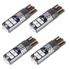Load image into Gallery viewer, 4 PCS T10 DC12V / 2W Car Clearance Light 10LEDs SMD-3030 Lamp Beads, 10LEDs SMD-3030 (Red Light), 10LEDs SMD-3030 (White Light), 10LEDs SMD-3030 (Yellow Light), 10LEDs SMD-3030 (Ice Blue Light), 10LEDs SMD-3030 (Blue Light), 10LEDs SMD-3030 (Pink Light...
