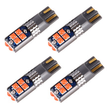 Load image into Gallery viewer, 4 PCS T10 DC12V / 2W Car Clearance Light 10LEDs SMD-3030 Lamp Beads, 10LEDs SMD-3030 (Red Light), 10LEDs SMD-3030 (White Light), 10LEDs SMD-3030 (Yellow Light), 10LEDs SMD-3030 (Ice Blue Light), 10LEDs SMD-3030 (Blue Light), 10LEDs SMD-3030 (Pink Light...