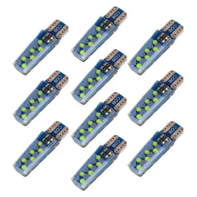 Load image into Gallery viewer, 10 PCS T10 DC12V / 1.2W Car Clearance Light 12LEDs COB Lamp Beads, 12LEDs COB (Ice Blue Light), 12LEDs COB (Blue Light), 12LEDs COB (Pink Light), 12LEDs COB (Green Light), 12LEDs COB (Red Light), 12LEDs COB (White Light), 12LEDs COB (Yellow Light)