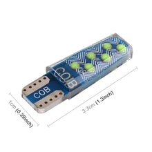 Load image into Gallery viewer, 10 PCS T10 DC12V / 1.2W Car Clearance Light 12LEDs COB Lamp Beads, 12LEDs COB (Ice Blue Light), 12LEDs COB (Blue Light), 12LEDs COB (Pink Light), 12LEDs COB (Green Light), 12LEDs COB (Red Light), 12LEDs COB (White Light), 12LEDs COB (Yellow Light)