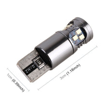Load image into Gallery viewer, 4 PCS T10 DC12V / 2.5W Car Clearance Light 18LEDs SMD-3020 Lamp Beads, 18LEDs SMD-3020 (Ice Blue Light), 18LEDs SMD-3020 (Blue Light), 18LEDs SMD-3020 (Pink Light), 18LEDs SMD-3020 (White Light), 18LEDs SMD-3020 (Yellow Light)