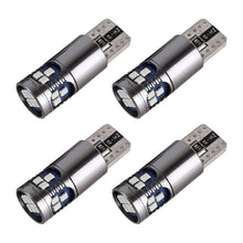 Load image into Gallery viewer, 4 PCS T10 DC12V / 2.5W Car Clearance Light 18LEDs SMD-3020 Lamp Beads, 18LEDs SMD-3020 (Ice Blue Light), 18LEDs SMD-3020 (Blue Light), 18LEDs SMD-3020 (Pink Light), 18LEDs SMD-3020 (White Light), 18LEDs SMD-3020 (Yellow Light)