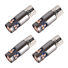 Load image into Gallery viewer, 4 PCS T10 DC12V / 2.5W Car Clearance Light 18LEDs SMD-3020 Lamp Beads, 18LEDs SMD-3020 (Ice Blue Light), 18LEDs SMD-3020 (Blue Light), 18LEDs SMD-3020 (Pink Light), 18LEDs SMD-3020 (White Light), 18LEDs SMD-3020 (Yellow Light)