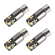 Load image into Gallery viewer, 4 PCS T10 DC12V / 2.5W Car Clearance Light 18LEDs SMD-3020 Lamp Beads, 18LEDs SMD-3020 (Ice Blue Light), 18LEDs SMD-3020 (Blue Light), 18LEDs SMD-3020 (Pink Light), 18LEDs SMD-3020 (White Light), 18LEDs SMD-3020 (Yellow Light)
