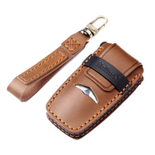 Load image into Gallery viewer, Hallmo Car Cowhide Leather Key Protective Cover Key Case for Hyundai Rohens Genesis 8-button, For Rohens Genesis