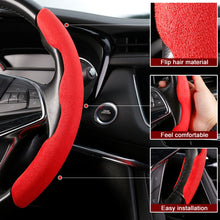 Load image into Gallery viewer, Car Universal Suede Steering Wheel Cover
