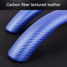 Load image into Gallery viewer, Car Universal Carbon Fiber Texture Leather Steering Wheel Cover
