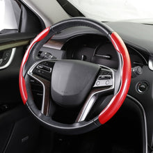 Load image into Gallery viewer, Car Universal Carbon Fiber Steering Wheel Cover