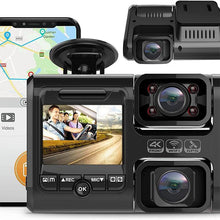 Load image into Gallery viewer, Z30 WiFi Dual-lens HD 2160P Non-light Night Vision 360-degree Panoramic Driving Recorder, GPS Version, Z30 GPS Version