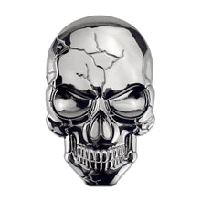 Load image into Gallery viewer, Three-dimensional Devil Skull Metal Car Sticker, Bronze, Silver Grey, Titanium Color