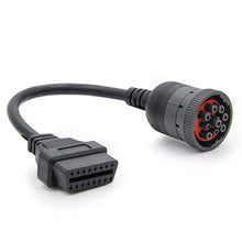 Load image into Gallery viewer, Female 16Pin to J1939 9Pin Truck cable, 16Pin to J1939 9Pin